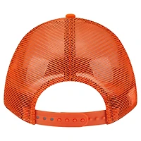 Unisex New Era  White/Orange WNBA Gear 9FORTY A-Frame Graphic Trucker Hat