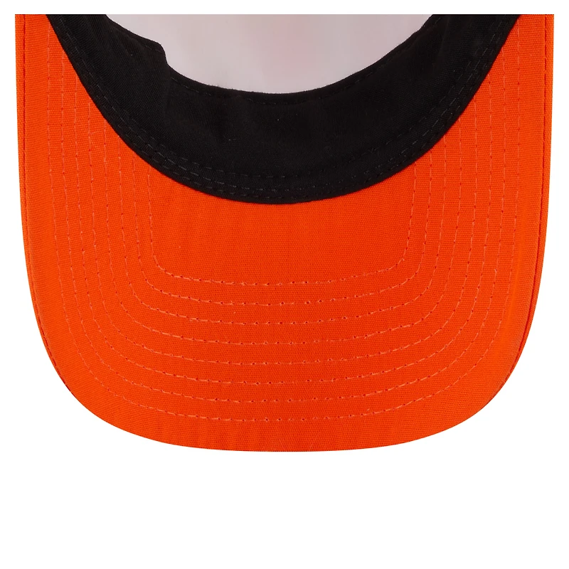 Unisex New Era  White/Orange WNBA Gear 9FORTY A-Frame Graphic Trucker Hat