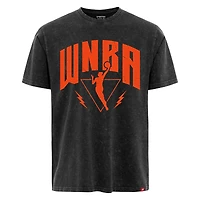 T-shirt unisexe Sportiqe noir WNBA Rock & Roll Collection Angus Mineral Wash Premium