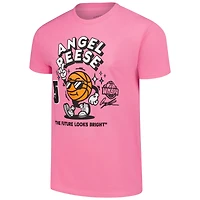 T-shirt unisexe Angel Reese Pink WNBA Gear « L'avenir est prometteur »