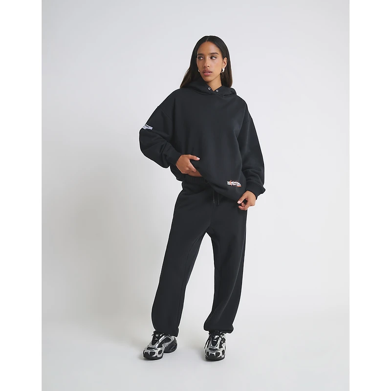 Sweat à capuche unisexe en polaire noire WNBA