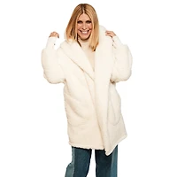 Unisex Jill Martin Cream WNBA Breast Cancer Awareness Oversized Hooded Lounger