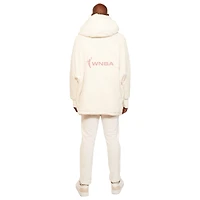 Unisex Jill Martin Cream WNBA Breast Cancer Awareness Oversized Hooded Lounger