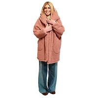 Unisex Jill Martin Pink WNBA Breast Cancer Awareness Oversized Hooded Lounger