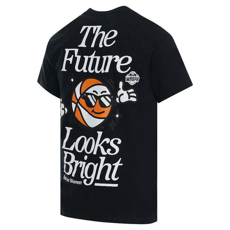 T-shirt unisexe noir « The Future Looks Bright » de Kur8ted Kate Martin