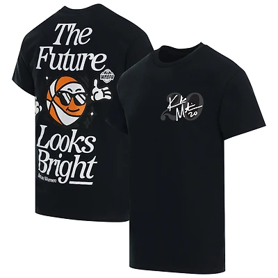 T-shirt unisexe noir « The Future Looks Bright » de Kur8ted Kate Martin