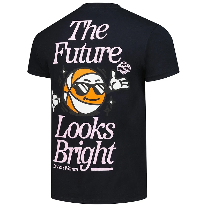 T-shirt unisexe Kur8ted Paige Bueckers noir « L'avenir s'annonce radieux »