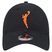 Unisex New Era Black WNBA Core Alt Logo 9TWENTY Adjustable Hat