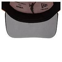 Unisex New Era  Orange/Black 2026 WNBA Draft Crystal Satin Two-Tone A-Frame 9FIFTY Snapback Hat
