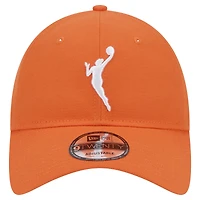 Unisex New Era Orange WNBA Core Logo 9TWENTY Adjustable Hat