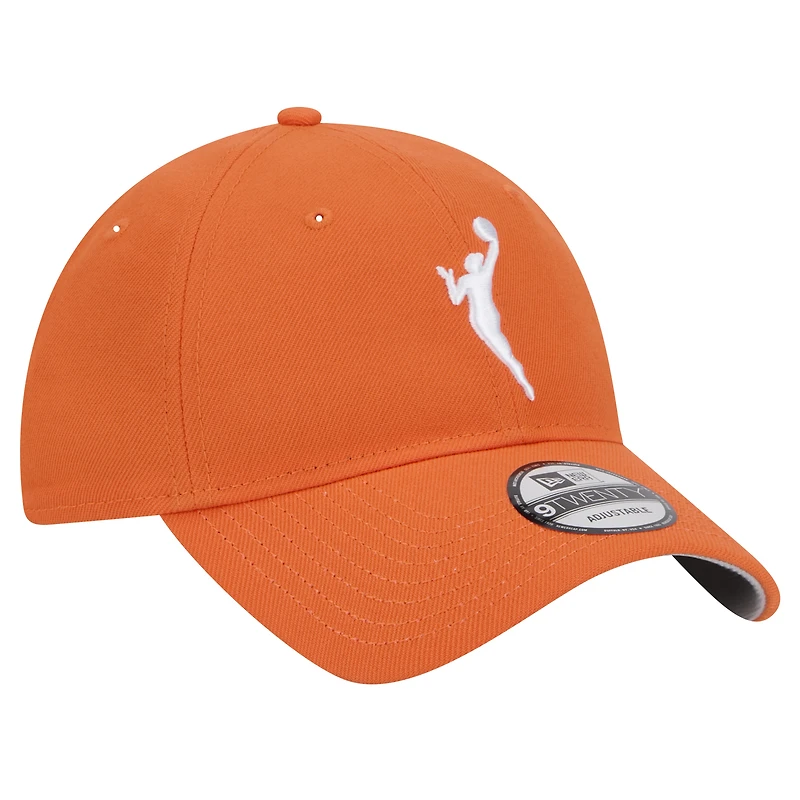 Unisex New Era Orange WNBA Core Logo 9TWENTY Adjustable Hat