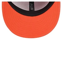 Casquette unisexe New Era orange WNBA Gear 9FIFTY Snapback avec logo
