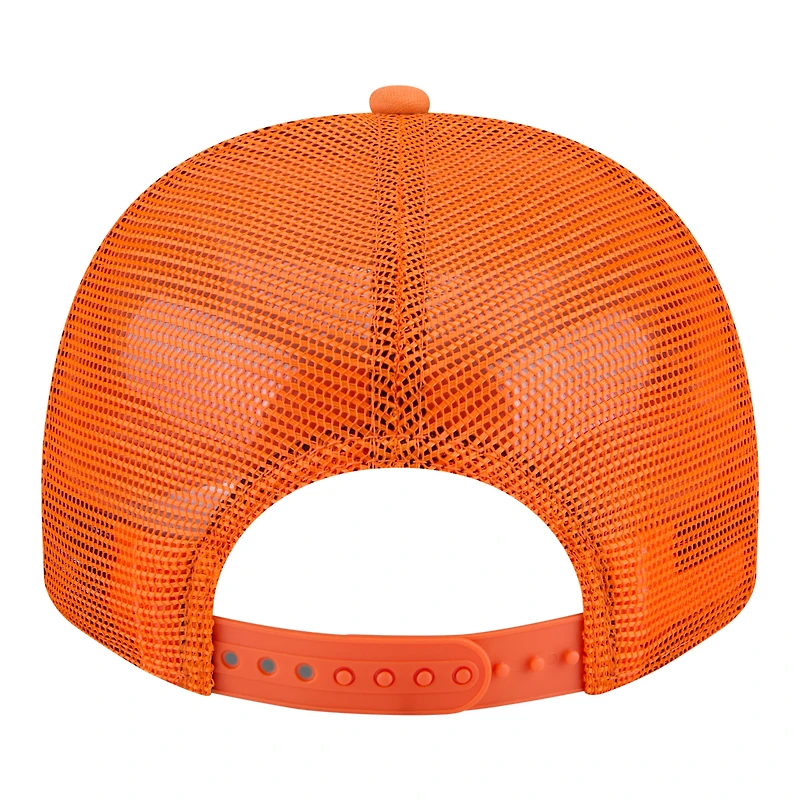 Unisex New Era Orange WNBA Gear Worn Foam Front 9FIFTY A-Frame Trucker Rope Snapback Hat