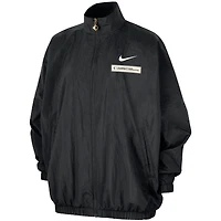 Veste zippée surdimensionnée tissée unisexe Nike WNBA Essential noire