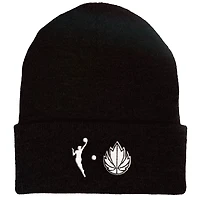 Bonnet en tricot à revers unisexe Nike noir WNBA représente les Canadiens