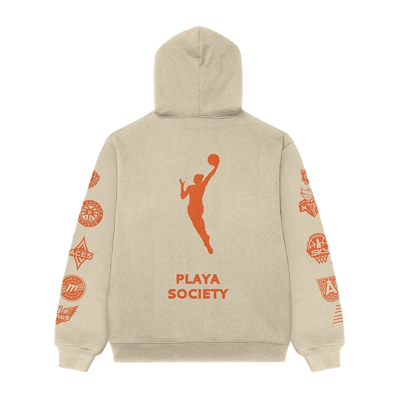 Unisex Playa Society Cream WNBA All League Hoodie