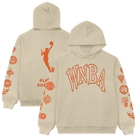 Sweat à capuche unisexe Playa Society crème WNBA All League