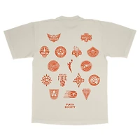 Unisex Playa Society Cream WNBA Graphic T-Shirt