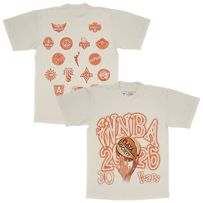 T-shirt unisexe Playa Society crème avec motif WNBA