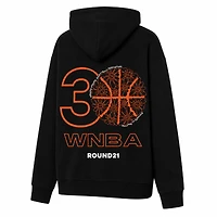 Sweat à capuche unisexe round21 Black WNBA Thirty Grows On