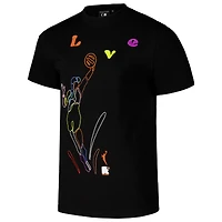Unisex  round21 Black WNBA We Out Here Pride T-Shirt