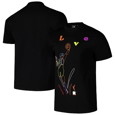 Unisex  round21 Black WNBA We Out Here Pride T-Shirt
