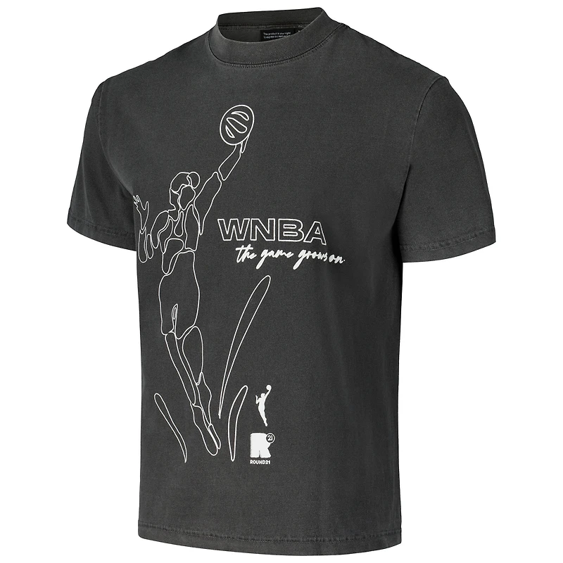 Unisex round21 Gray WNBA The Game Grows On T-Shirt