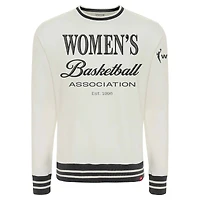 Sweat-shirt unisexe Sportiqe Cream WNBA Athletic Club Collection en molleton français