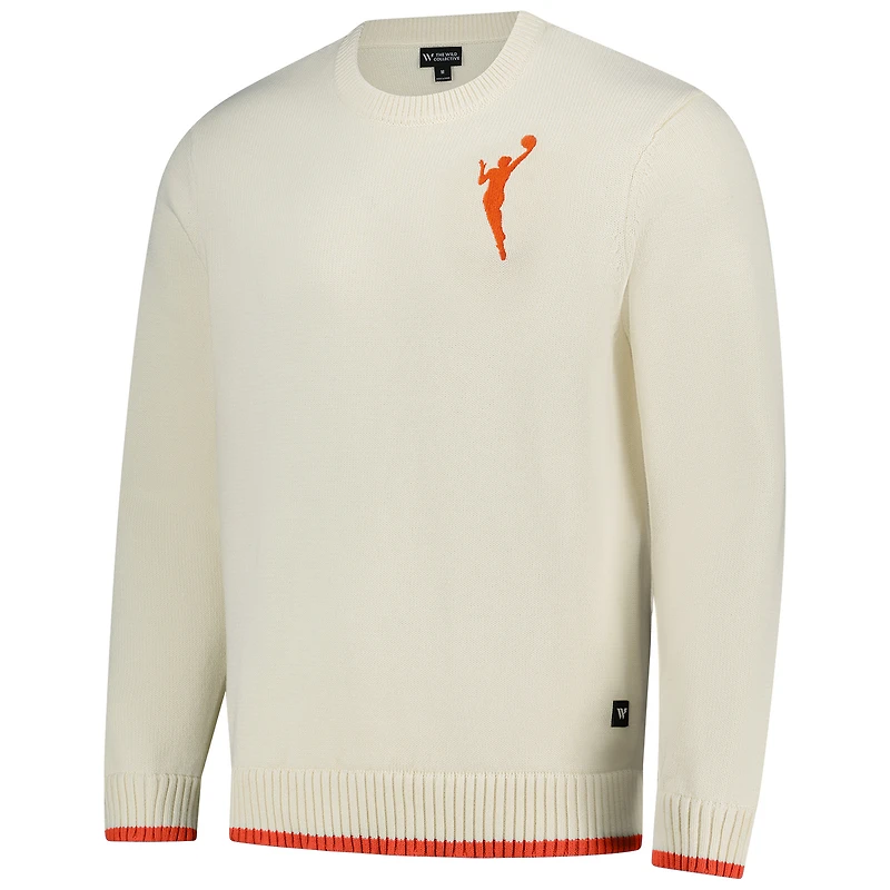 Pull unisexe en jacquard crème WNBA Gear de The Wild Collective