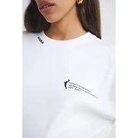 Unisex White WNBA Graphic T-Shirt