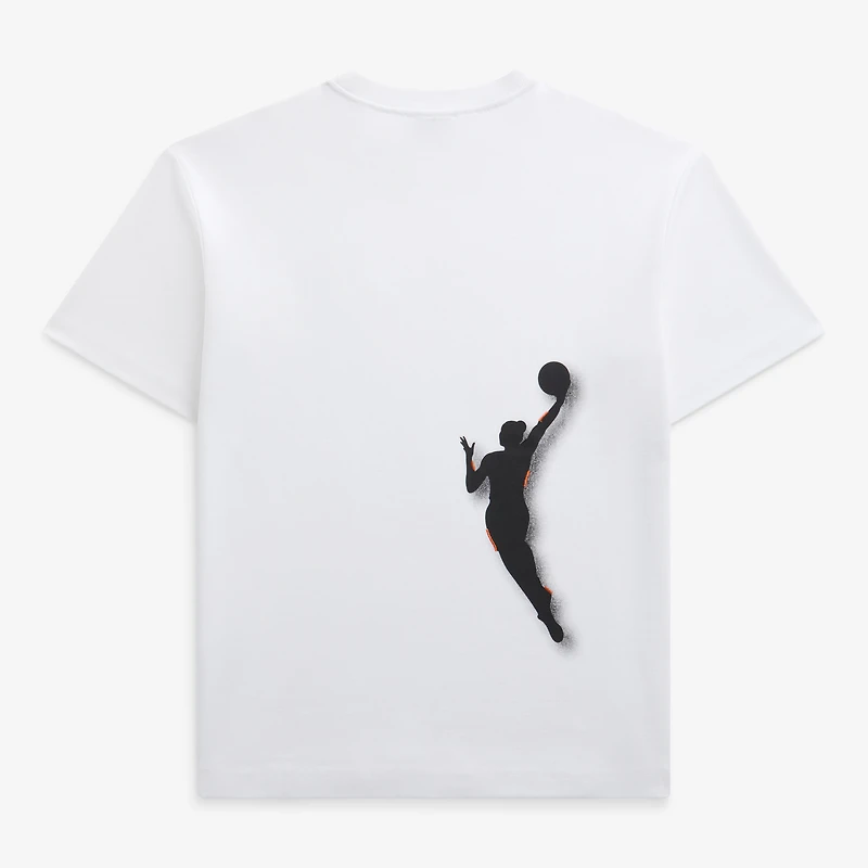 Unisex White WNBA Graphic T-Shirt