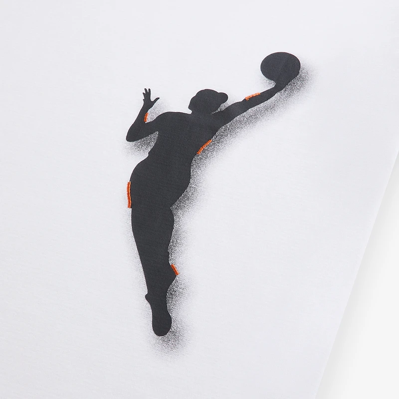 Unisex White WNBA Graphic T-Shirt