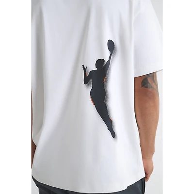 Unisex White WNBA Graphic T-Shirt