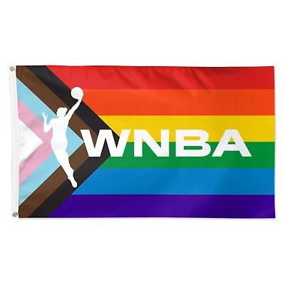 WinCraft WNBA 3' x 5' Pride Wordmark Single-Sided Flag