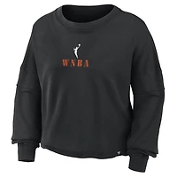 Haut oversize à manches longues Fanatics noir WNBA Gear pour femme