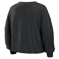 Haut oversize à manches longues Fanatics noir WNBA Gear pour femme