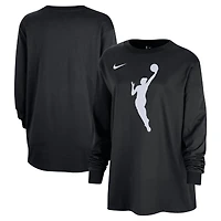 T-shirt oversize à manches longues et logo Jumpwoman Nike WNBA noir pour femme