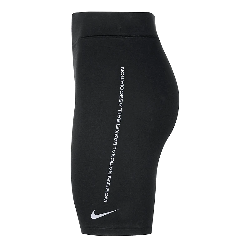 Women's Nike Black WNBA Team 13 Tri-Blend 8" Biker Shorts