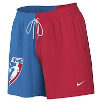 Women's Nike Blue/Red WNBA Legends Flow Mesh Shorts