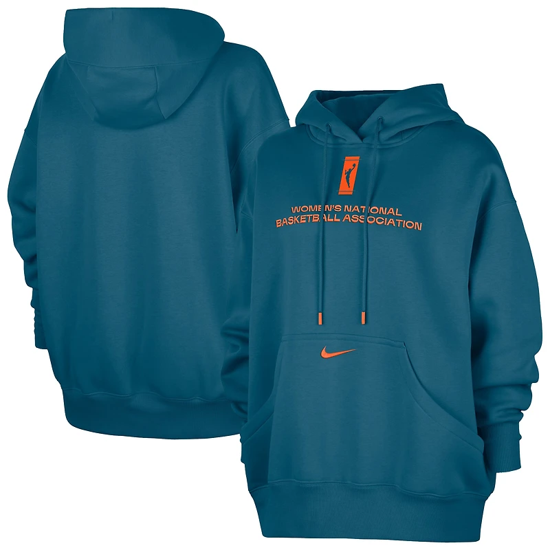Women's Nike  Blue WNBA Logowoman Phoenix Fleece Pullover Hoodie
