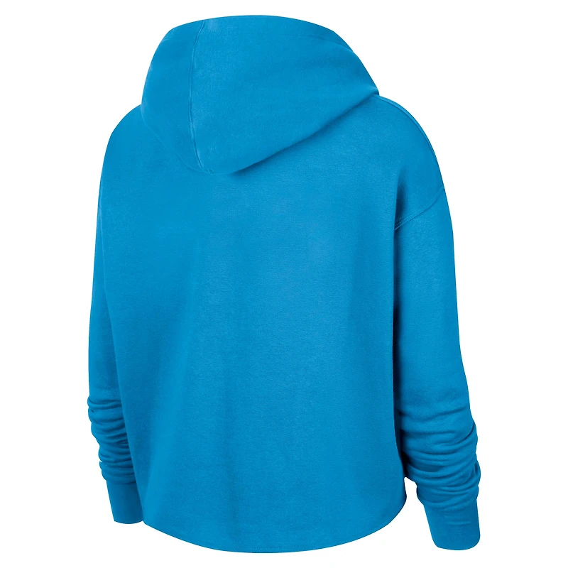 Women's Nike WNBA Logowoman Team 13 Cropped Pullover Hoodie