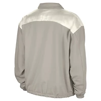Women's Nike  Gray WNBA Basketball Fleece Quarter-Zip Performance Pullover