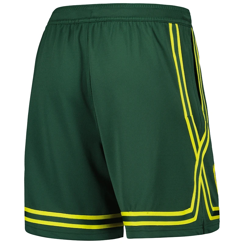 Women's Nike Hunter Green WNBA Logowoman Team 13 Crossover Performance Shorts