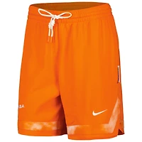 Women's Nike Orange WNBA Jumpwoman Cloud Print Performance Shorts