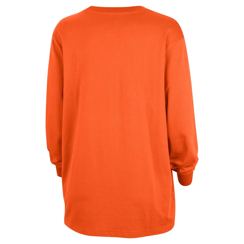 T-shirt surdimensionné à manches longues Nike WNBA Jumpwoman Logo Boyfriend pour femme
