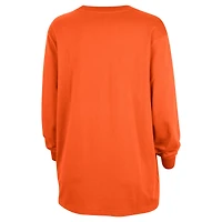 T-shirt surdimensionné à manches longues Nike WNBA Jumpwoman Logo Boyfriend pour femme