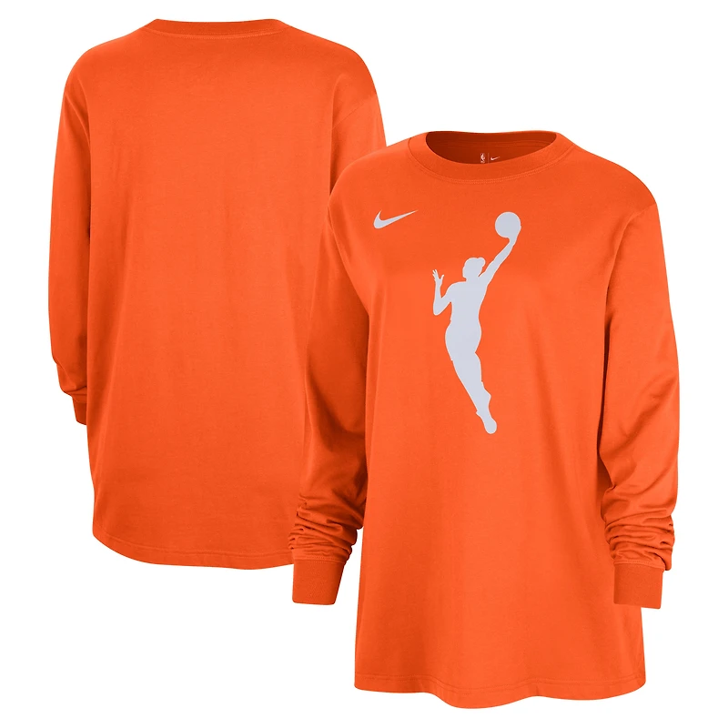 T-shirt surdimensionné à manches longues Nike WNBA Jumpwoman Logo Boyfriend pour femme