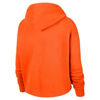 Sweat à capuche court Nike WNBA Logowoman Team 13 orange pour femme