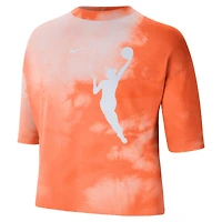 Women's Nike Orange WNBA Team 13 Shadow-Dye Boxy Cropped T-Shirt