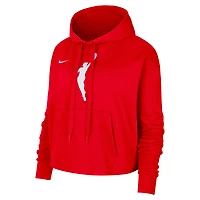 Women's Nike Red WNBA Logowoman Team 13 Cropped Pullover Hoodie